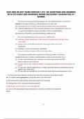 2024 HESI RN EXIT EXAM VERSION 1 [V1] 160 QUESTIONS AND ANSWERS WITH PICTURES AND DRAWINGS WHERE NECESSARY GUARANTEED A+ SCORES