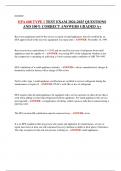 EPA 608 TYPE 1 TEST EXAM 2024-2025 QUESTIONS  AND 100% CORRECT ANSWERS GRADED A+