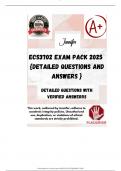 ECS3702 EXAM PACK 2025  {DETAILED QUESTIONS AND ANSWERS }