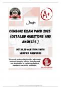 COM2602 EXAM PACK 2025  {DETAILED QUESTIONS AND ANSWERS }