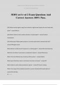 3E851 set b vol 2 Exam Questions And Correct Answers 100% Pass.