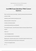 Acct1006 Exam Questions With Correct Answers.