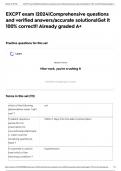 EXCPT exam |2024|Comprehensive questions and verified answers/accurate solutions|Get it 100% correct!! Already graded A+