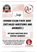 ICH4801 EXAM PACK 2025  {DETAILED QUESTIONS AND ANSWERS }