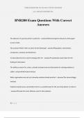 BNR200 Exam Questions With Correct Answers