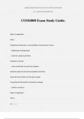 COM4800 Exam Study Guide.