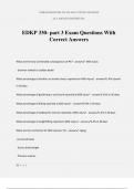 EDKP 330- part 3 Exam Questions With Correct Answers