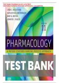 TEST BANK PHARMACOLOGY A PATIENTCENTERED NURSING PROCESS APPROACH, 11THEDITION