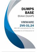 2V0-31.24 Dumps (V8.02) - Reliable Resources for Passing Broadcom/VMware 2V0-31.24 Exam