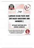 LLW2602 EXAM PACK 2025  {DETAILED QUESTIONS AND ANSWERS }