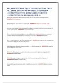 EPA 608 UNIVERSAL EXAM 2024-2025 ACTUAL EXAM  ALL 250 QUESTIONS AND CORRECT DETAILED  ANSWERWERS WITH RATIONALES (VERIFIED ANSWERWERS) |ALREADY GRADED A+   Where does refrigerant go after it leaves the purge unit of a low-pressure centrifugal system? 