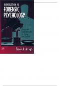 introduction_to_forensic_psychology testbank and solutions manual 2024/2025