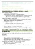 Samenvatting -  Inleiding tot de voornaamste moderne literaturen (A001800A)