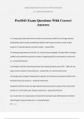 Pos1041 Exam Questions With Correct Answers