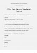 PO330 Exam Questions With Correct Answers