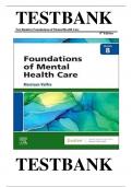 TEST BANK FOR Foundations Of Mental Health Care 8th Edition By Michelle Morrison Latest Update. |complete study Guide |Grade A+