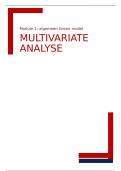 Samenvatting Module 1 Multivariate Analyse