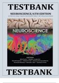 TEST BANK NEUROSCIENCE/6THEDITION By Dale Purves,George J.Augustine, David Fitzpatrick, William C. Hall, Anthony-Samuel LaMantia