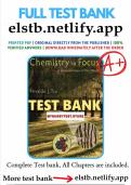 Test bank for chemistry in focus molecular view of our world 6th edition tro full chapter