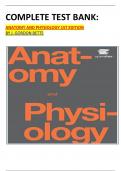 COMPLETE TEST BANK: ANATOMY AND PHYSIOLOGY 1ST EDITION BY J. GORDON BETTS Latest Update	 