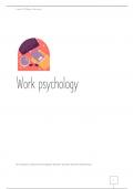 Summary Work Psychology