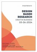 Design Based Research afstudeeropdracht (scriptie) 