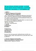 NR 565 FINAL STUDY GUIDE  LATEST QUESTIONS WITH VERIFIED ANSWERS ALREADY GRADED A+ CHAMBERLAIN