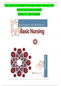 Test Bank For Rosdahl's Textbook of Basic Nursing 12th Edition by Caroline Rosdahl Chapter 1 - 103 Complete