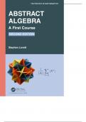 solutions manual for Abstract algebra a first course second edition by stephen lovett