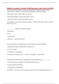 Relias Learning Nursing Test(Questions And Answers)2024