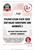 PVL1501 EXAM PACK 2025  {DETAILED QUESTIONS AND ANSWERS }