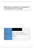 Examenverslag B1-K1-W6 Organiseert en coördineert de zorgverlening van de zorgvragers