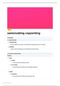 samenvatting copywriting (Lynn Tanghe)