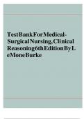 Test bank medical surgical nursing clinical reasoning 6th ed test bank