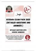 ECS2606 EXAM PACK 2025  {DETAILED QUESTIONS AND ANSWERS }