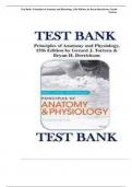 Test Bank for Principles of Anatomy and Physiology 15th Edition by Gerard J. Tortora & Bryan H. Derrickson Chapter 1-29 | Complete Guide A+