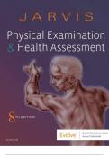 Physical Examination & Health Assessment 8TH EDITION CAROLYN JARVIS, PhD, APRN, CNP Professor of Nursing Illinois Wesleyan University Bloomington, Illinois and Family Nurse Practitioner Bloomington, Illinois With Ann Eckhardt, PhD, RN