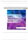 Test Bank For Lewis's Medical-Surgical Nursing, 12th Edition by Mariann M. Harding, Jeffrey Kwong, Debra Hagler Chapter 1-69 Complete Solution Guide.