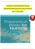 Test Bank For Theoretical Basis for Nursing 6thEdition by Melanie McEwen Evelyn M. Wills Chapter1-23Complete