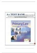 Test Bank For Primary Care The Art and Science of Advanced Practice Nursing – an Interprofessional Approach Sixth Edition by Debera J. Dunphy||ISBN, 978-1719644655||All Chapters||Complete Guide A+