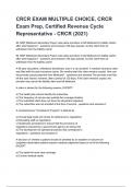 CRCR EXAM MULTIPLE CHOICE, CRCR Exam Prep, Certified Revenue Cycle Representative - CRCR (2021)