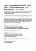 CRCR EXAM MULTIPLE CHOICE, CRCR Exam Prep questions and answers