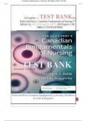 Canadian Fundamentals of Nursing 7thEdition Potter Test Bank