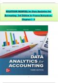 Solution Manual For Data Analytics for Accounting, 3rd Edition Richardson