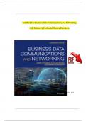 Test Bank For Business Data Communications and Networking, 14th Edition by FitzGerald, Dennis, Durcikova, Complete Chapters 1 - 12 (100% Verified by Experts)