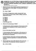 CHEMISTRY 101 IVY TECH FINAL EXAM 2024 NEWEST ACTUAL EXAM  2 VERSIONS (VERSION A AND B) COMPLETE 250 QUESTIONS WITH  DETAILED VERIFIED ANSWERS (100% CORRECT ANSWERS) /ALREADY  GRADED A+