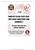 TMN3702 EXAM PACK 2025  {DETAILED QUESTIONS AND ANSWERS }