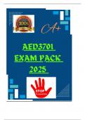 AED3701  EXAM PACK  2025 