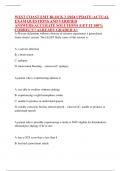 WEST COAST EMT BLOCK 3 |2024 UPDATE |ACTUAL EXAM QUESTIONS AND VERIFIED ANSWERS/ACCURATE SOLUTIONS |GET IT 100% CORRECT!! ALREADY GRADED A+