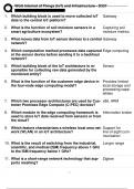 WGU D337 OBJECTIVE ASSESSMENT INTERNET OF THINGS AND INFRASTRUCTURE NEWEST 2024 EXAM TEST BANK 160 QUESTIONS AND CORRECT DETAILED ANSWERS (VERIFIED ANSWERS) |ALREADY GRADED A+